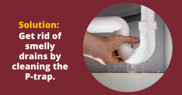 how to get rid of smelly drains in kitchen