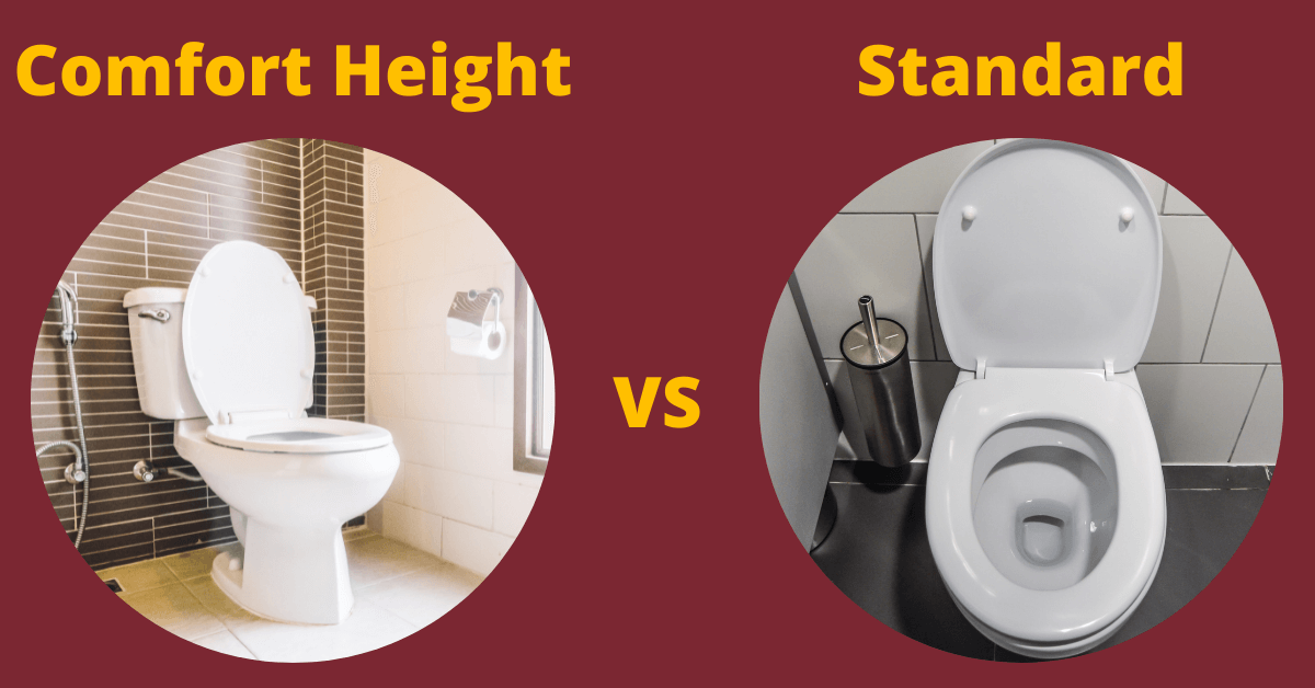 comfort height vs standard toilets