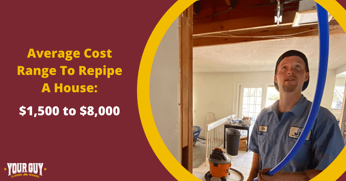 Average Cost Range To Repipe A House