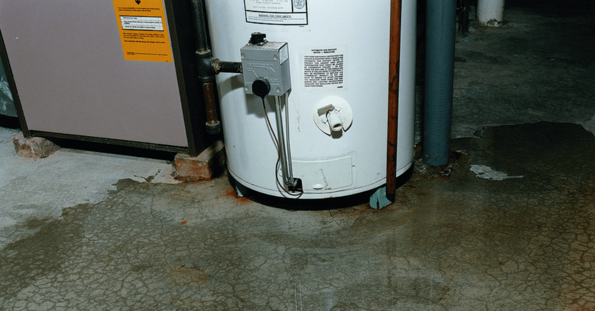 water heater leaks
