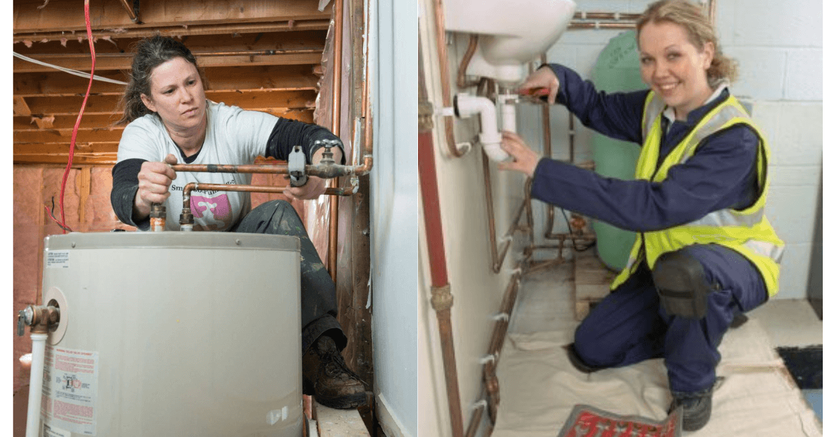 woman plumbers