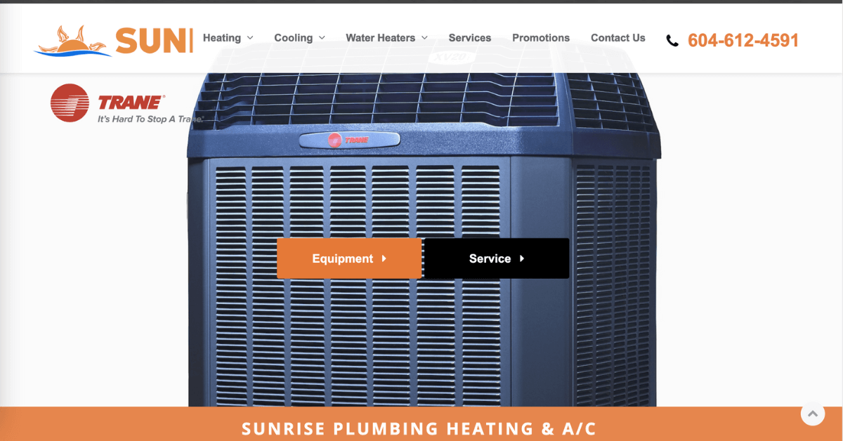 Sunrise Plumbing Heating & AC Ltd. contractor